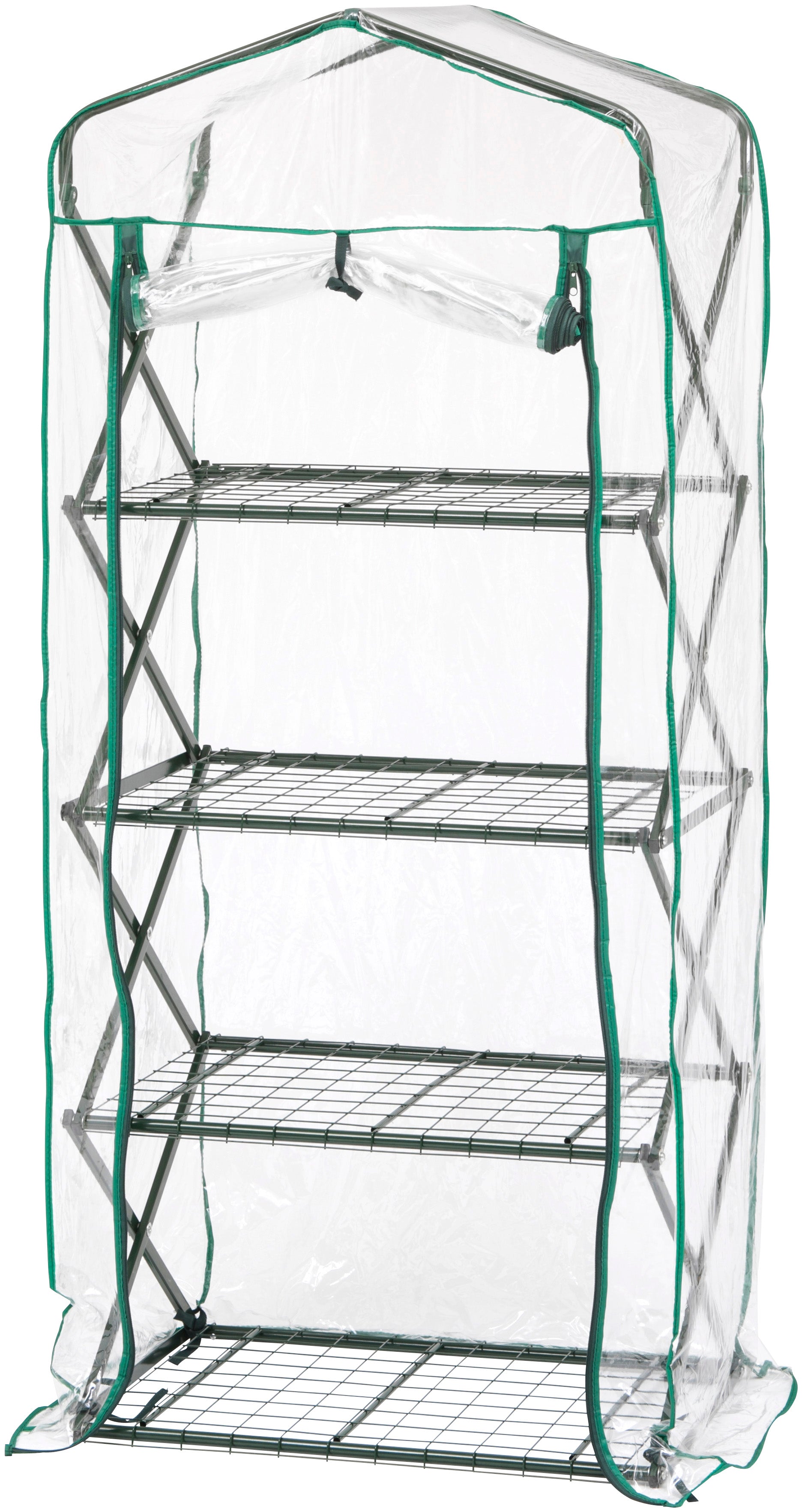 Foldable Green House with four shelf /A, フォールドビニール温室４段 /A